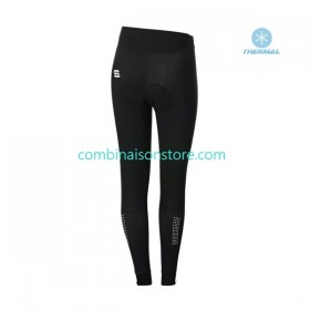 Femme Combinaison Cycliste Hiver + Collant sans Bretelles 2021 Sportful Leaf N001